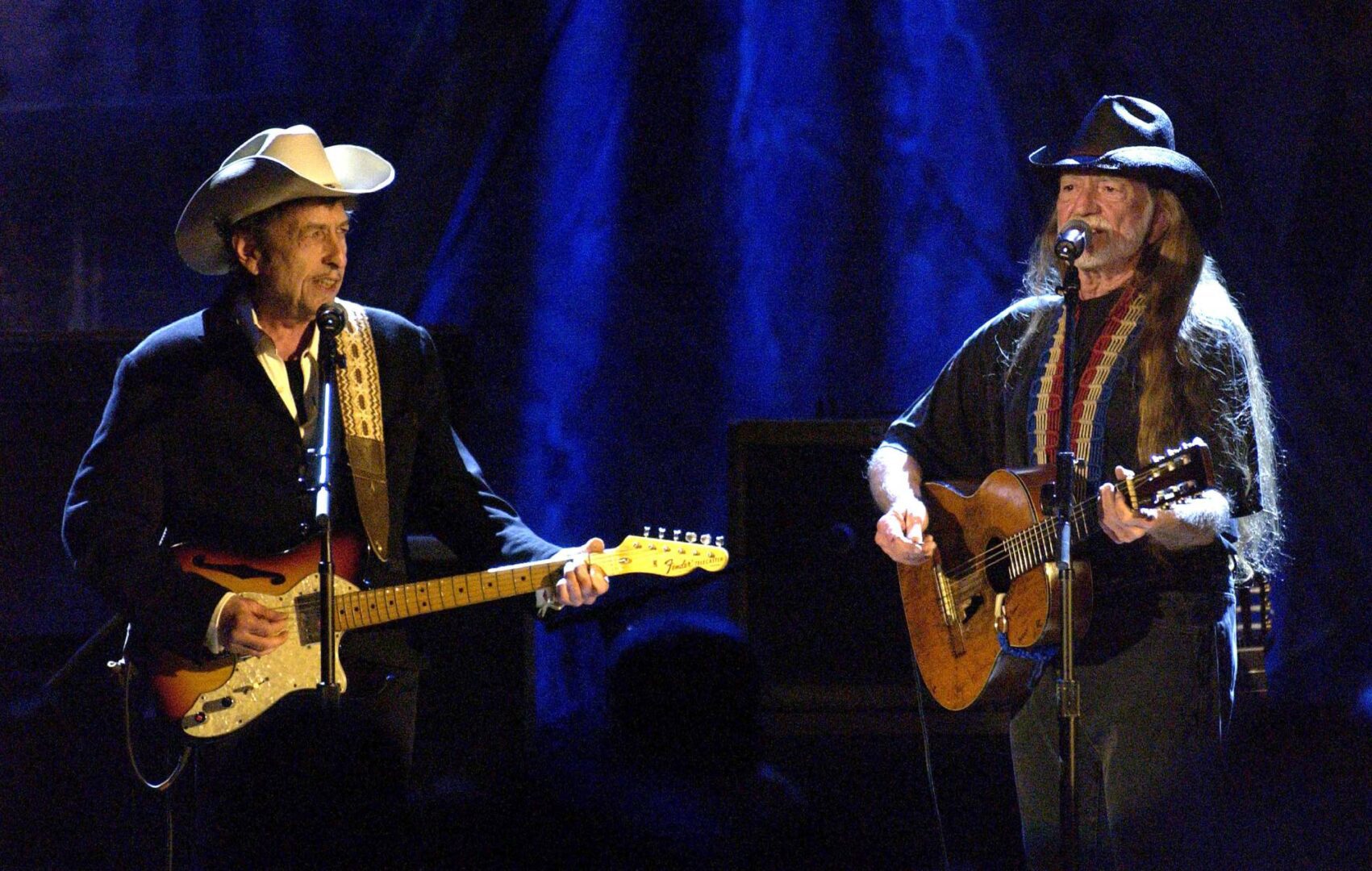 Bob Dylan and Willie Nelson