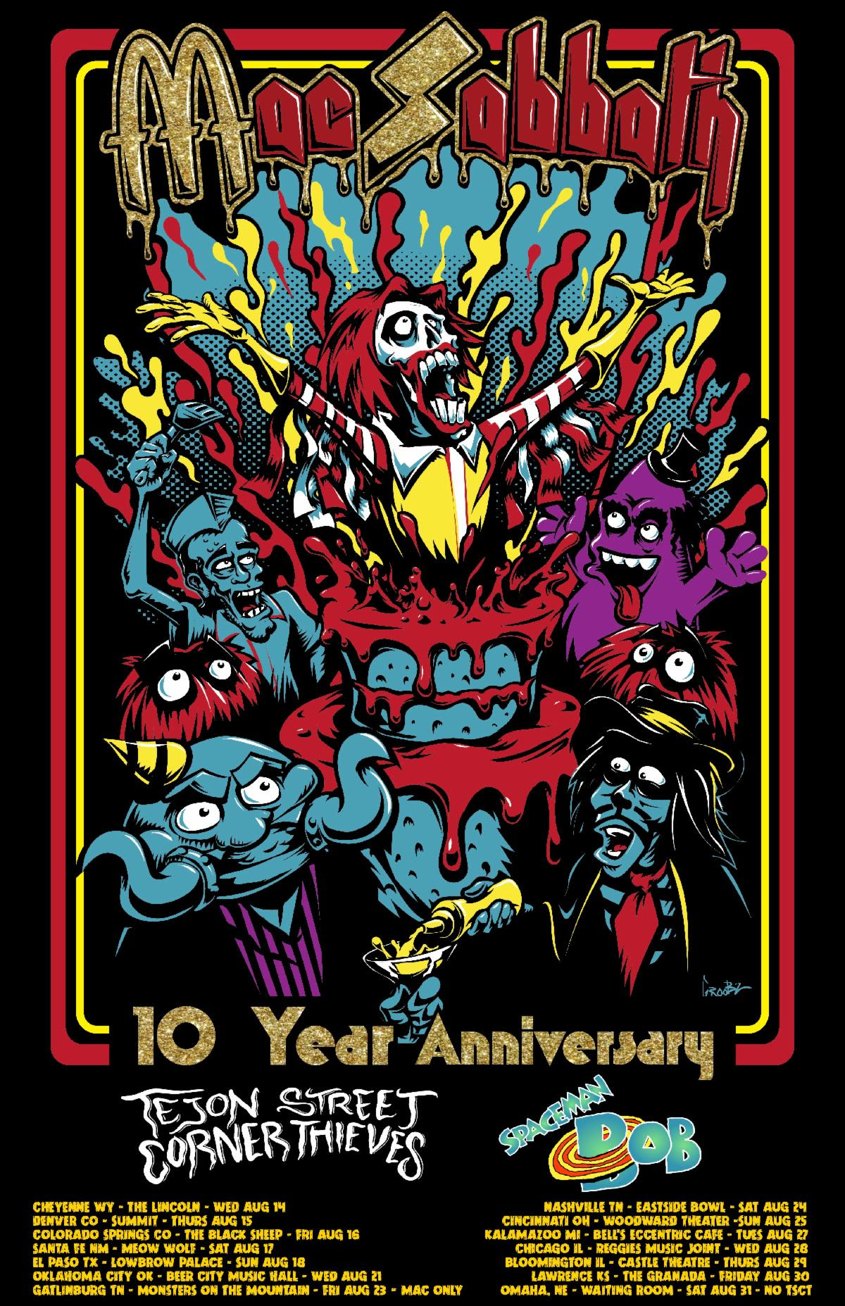 mac sabbath 10th anniversary tour