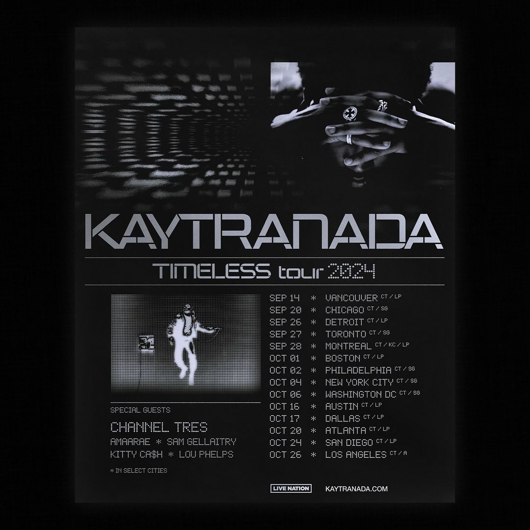 Kaytranada 2024 tour