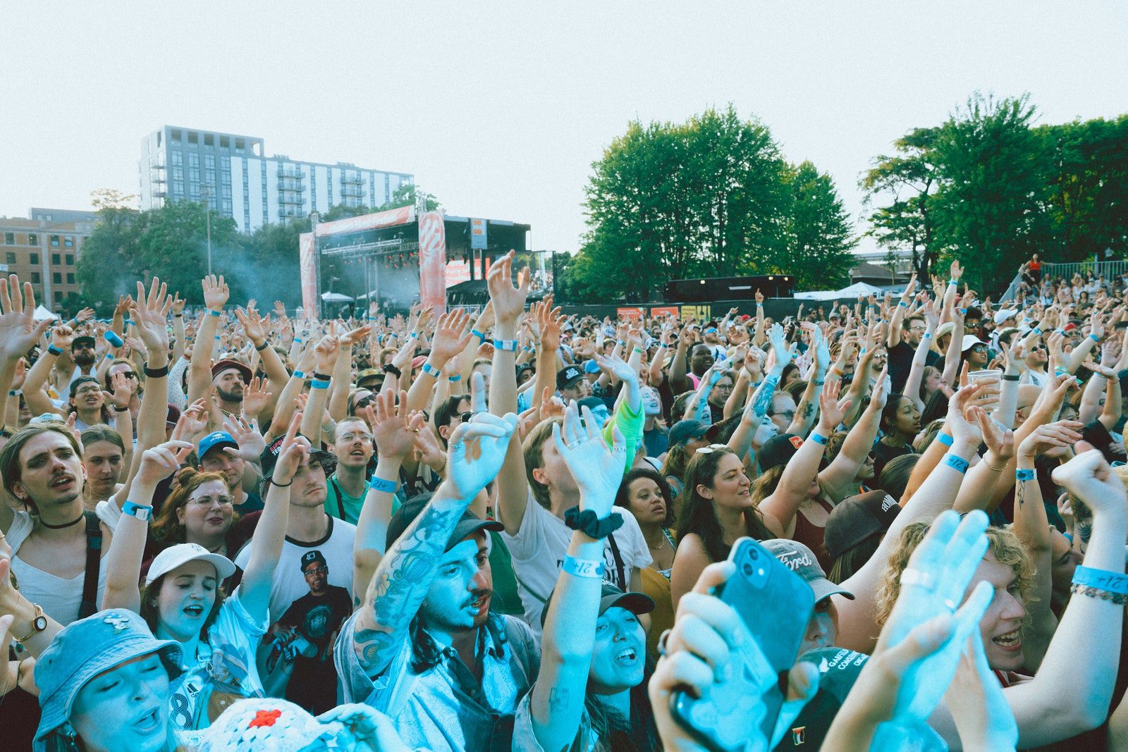 Crowd for Muna at Pitchfork Music Festival 2024