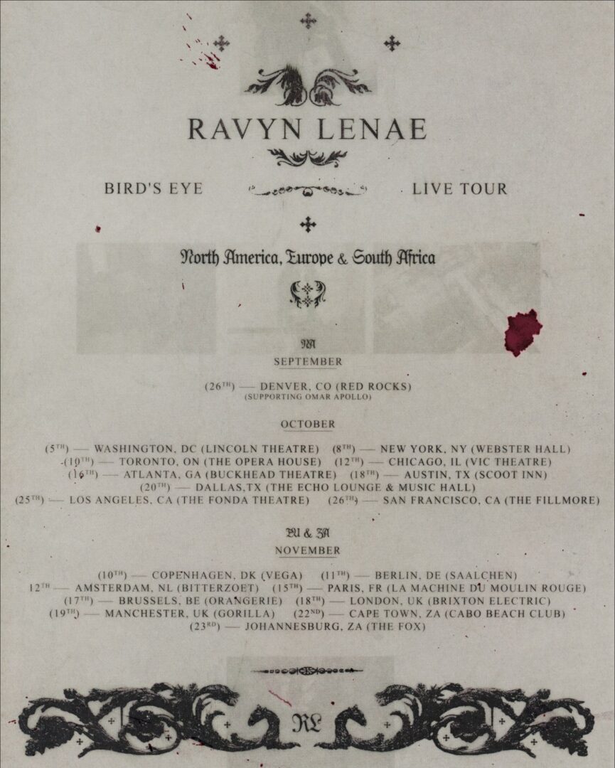 Ravyn Lenae: Bird’s Eye Live Tour