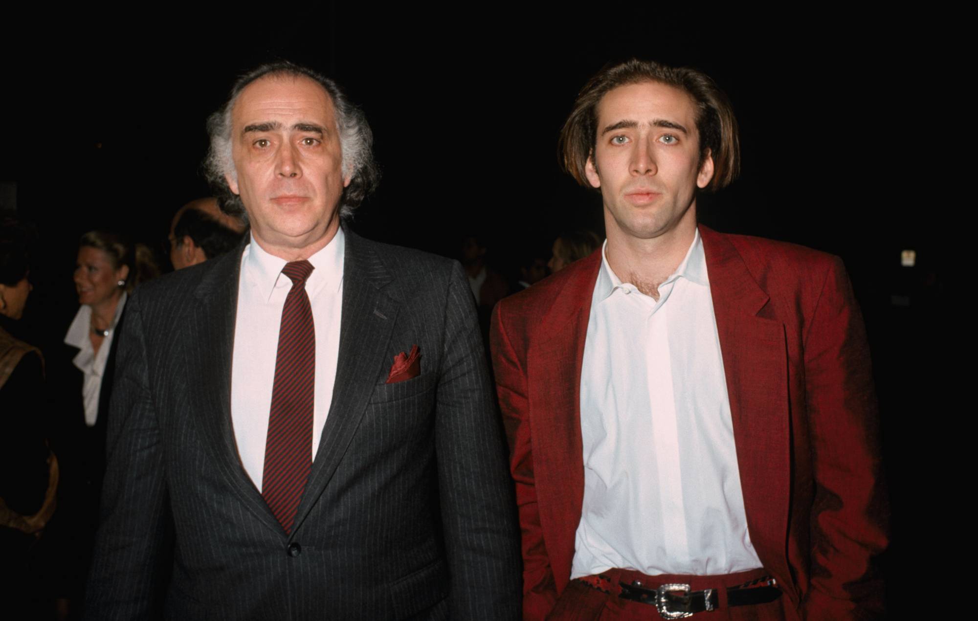 Nicolas Cage and his father, August Coppola