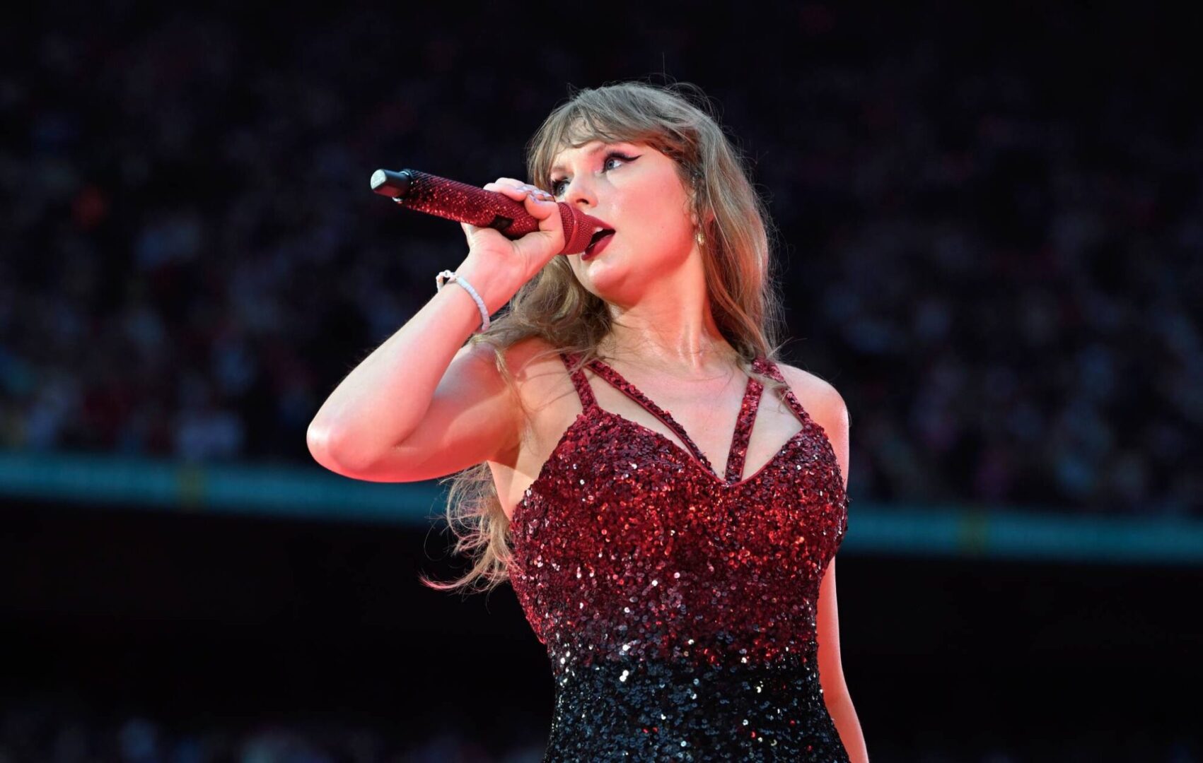 Taylor Swift performs onstage during 