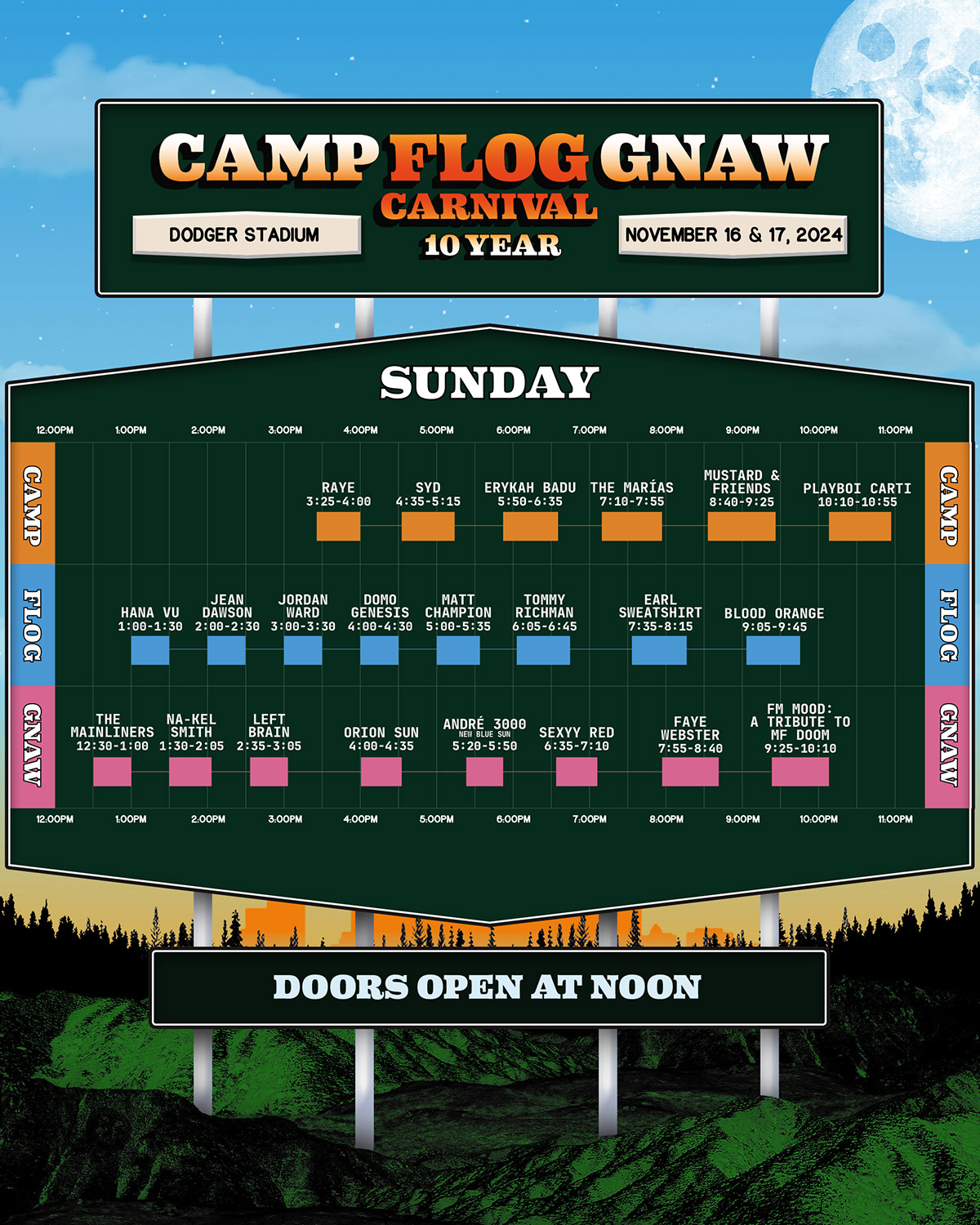 Camp Flog Gnaw 2025 Sunday