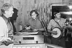 Future POTUS Jimmy Carter visits Capricorn Records during the production of Dickey Betts debut album 