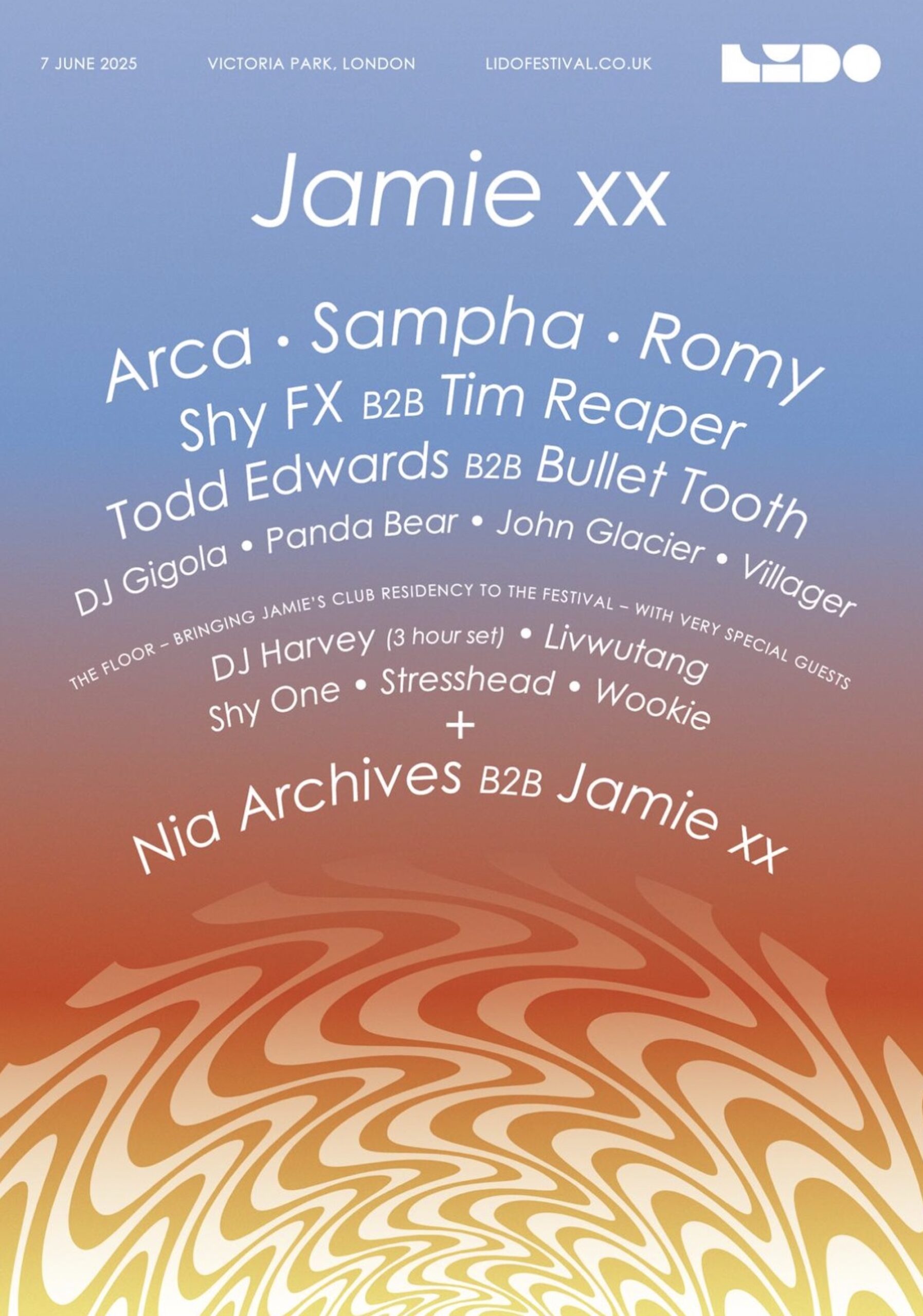 LIDO X Jamie xx poster