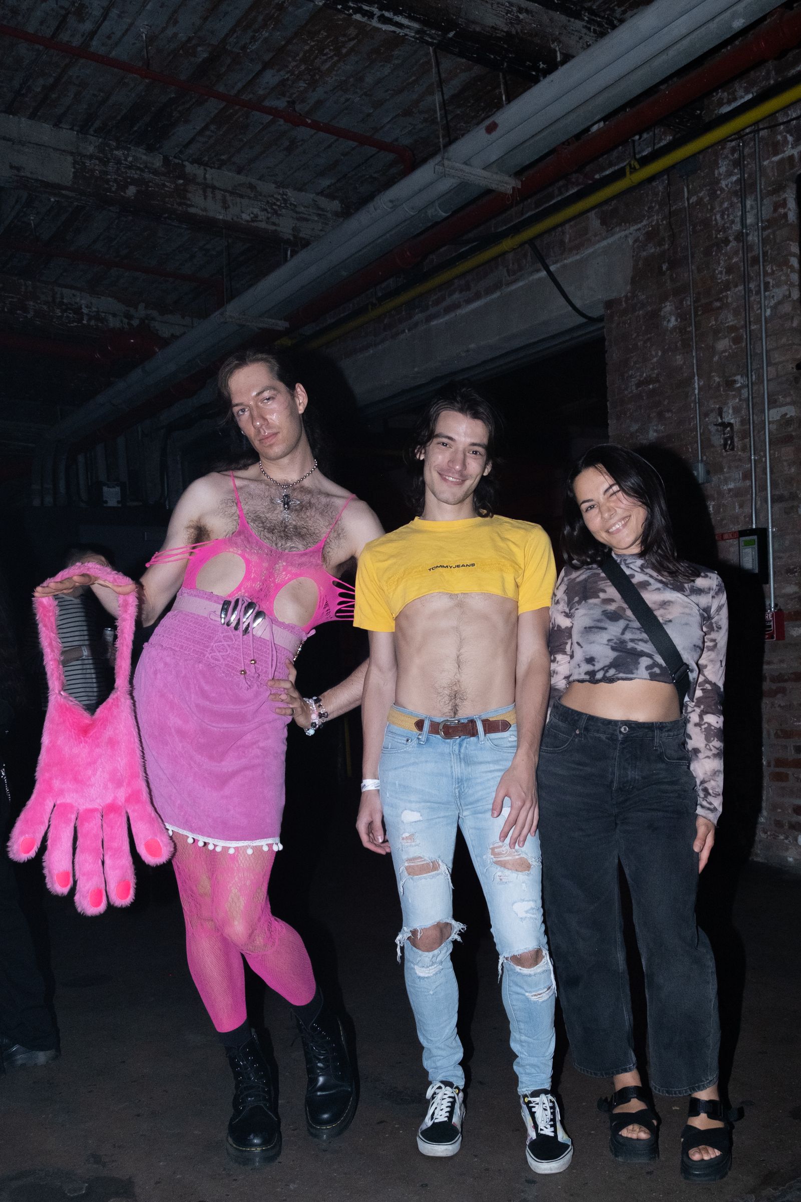 Image may contain Alex Boling Clothing Pants Jeans Footwear Shoe Accessories Belt Adult Person Face and Head