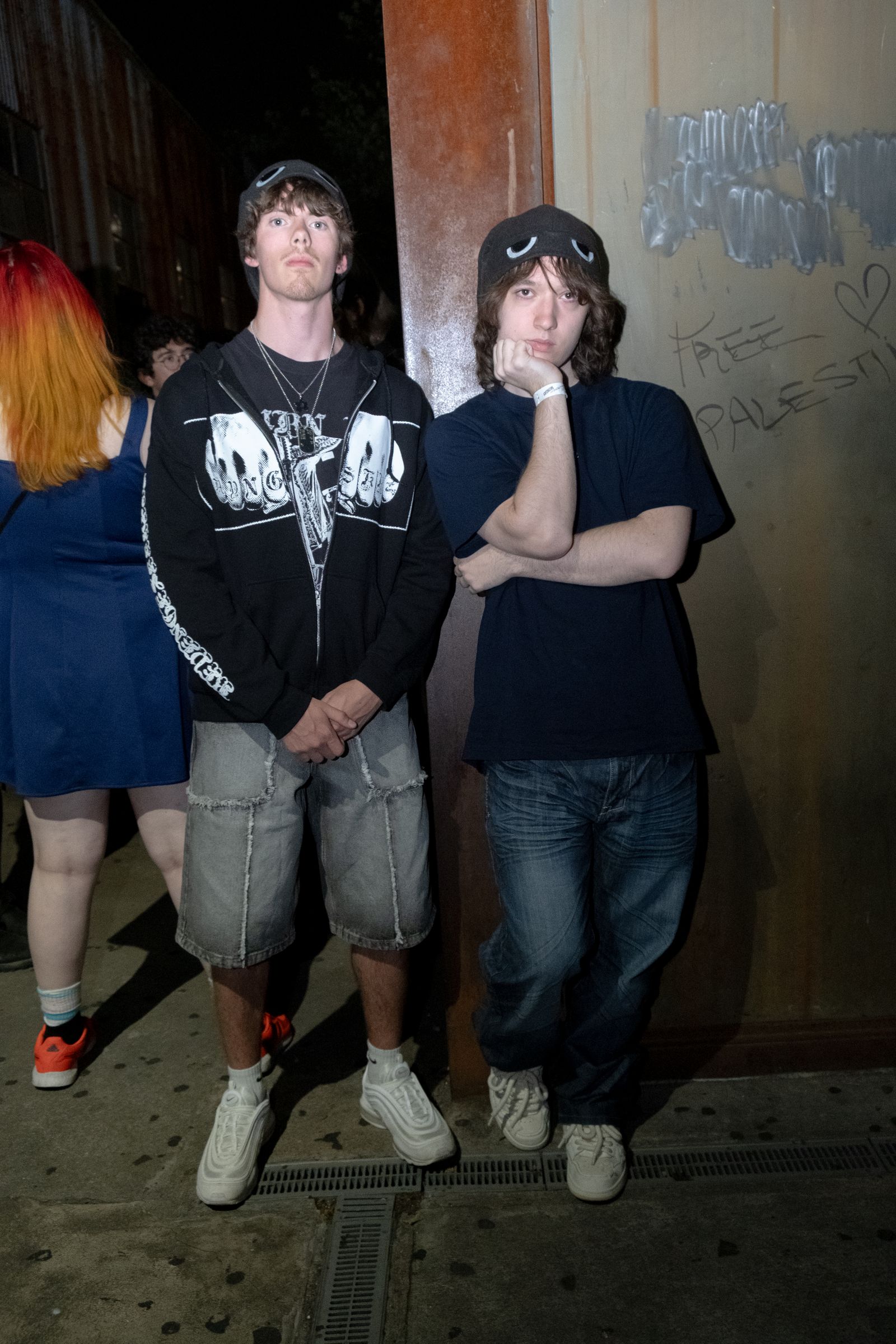 Image may contain Garrett Gardner Clothing Pants TShirt Shorts Footwear Shoe Baseball Cap Cap Hat Jeans and Face