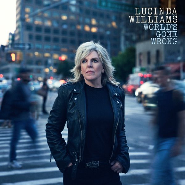 Image may contain: Lucinda Williams, Clothing, Coat, Jacket, Blonde, Hair, Person, Face, Head, Photography, and Portrait